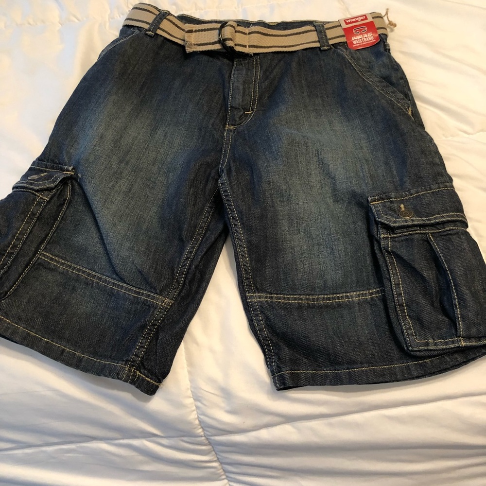 Wranglers Boys size 16 Cargo Jean Shorts